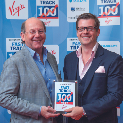 Matthew & John Hayes Collect Fast Track 100 Award