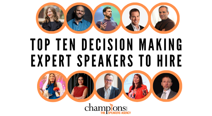 Top 10 decision making expert speakers to hire