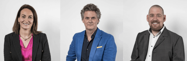 Emma Tolhurst, Caspar Craven & Jamie McAnsh